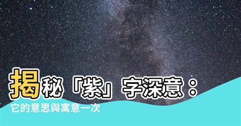 紫 意思|紫